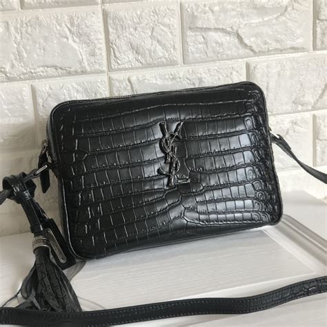 ysl green crossbody bag|ysl crocodile crossbody bag.